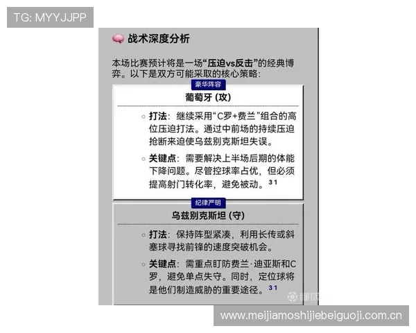 2026年世界杯葡萄牙对阵乌兹别克斯坦比赛是否有直播信息详解