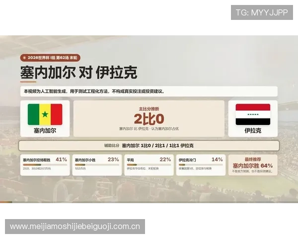 今日世界杯塞内加尔与伊拉克比赛赛程安排及比赛结果预测分析